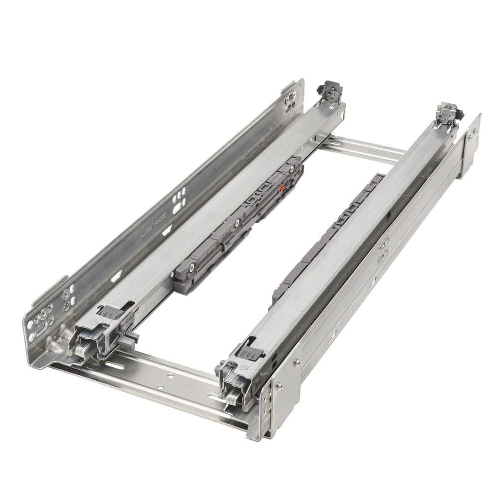 Rev-A-Shelf 8" Pull Out Storage Organizer for Base Kitchen Cabinets w/ Soft-Close, Sliding Shelves for Utilities, Utensils or Spices, 448UT-BCSC-8C