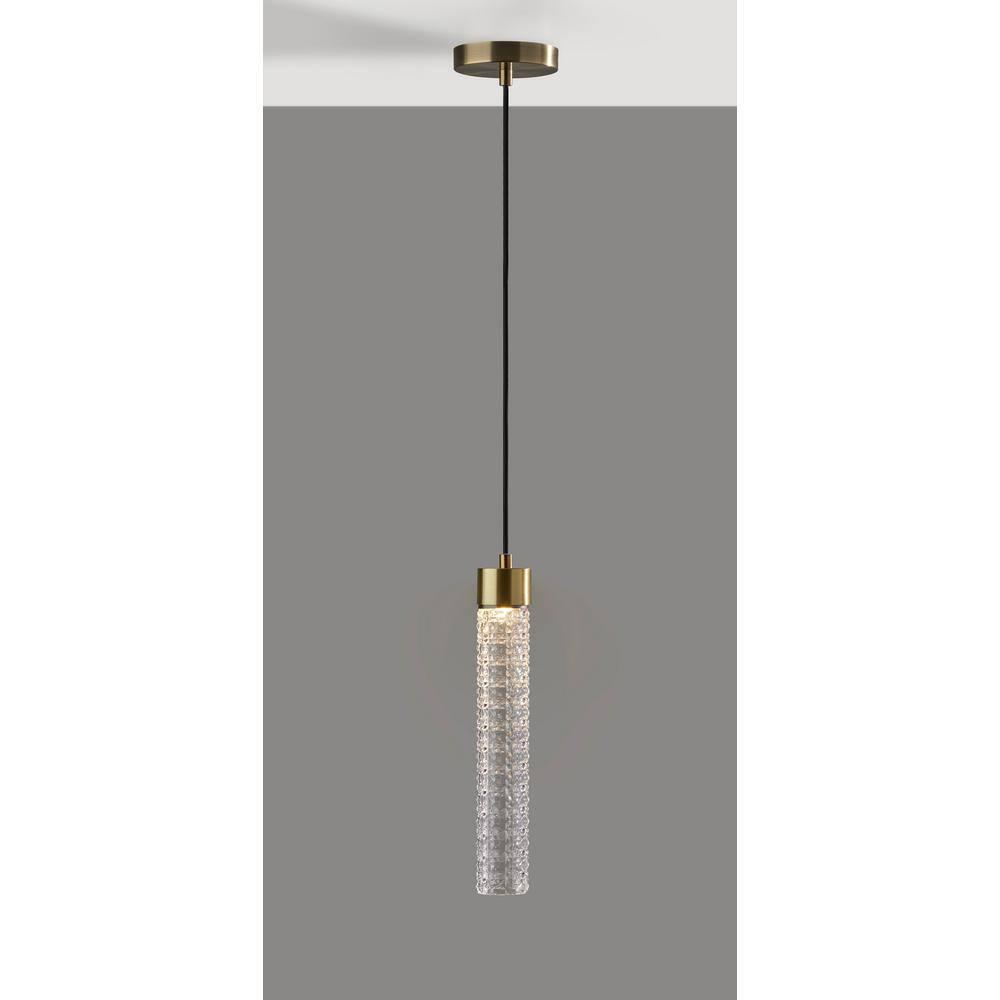 Tuberose Hand-Blown LED Pendant (3")