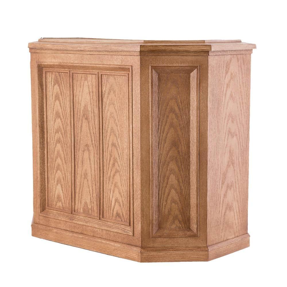 AIRCARE 696 400HB Whole House Credenza Evaporative Humidifier for 3600 sq. ft, Light Oak