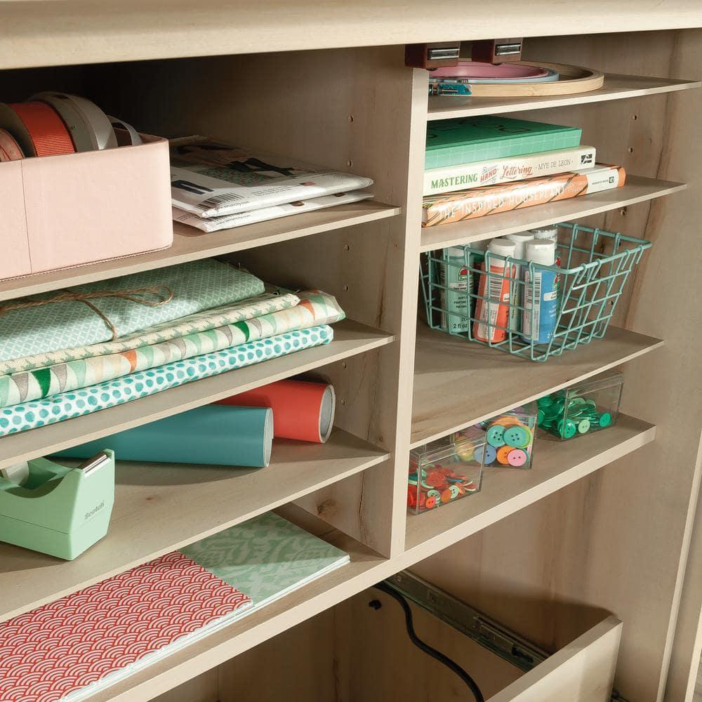 Sauder Select Engineered Wood Multi-Purpose Storage Armoire in Pacific Maple