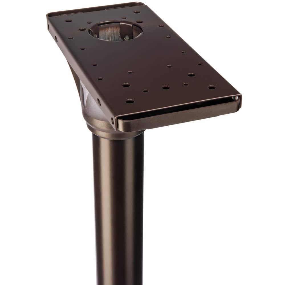 Architectural Mailboxes Elevado Galvanized Steel Mailbox Post, 7517RZ-10, Rubbed Bronze