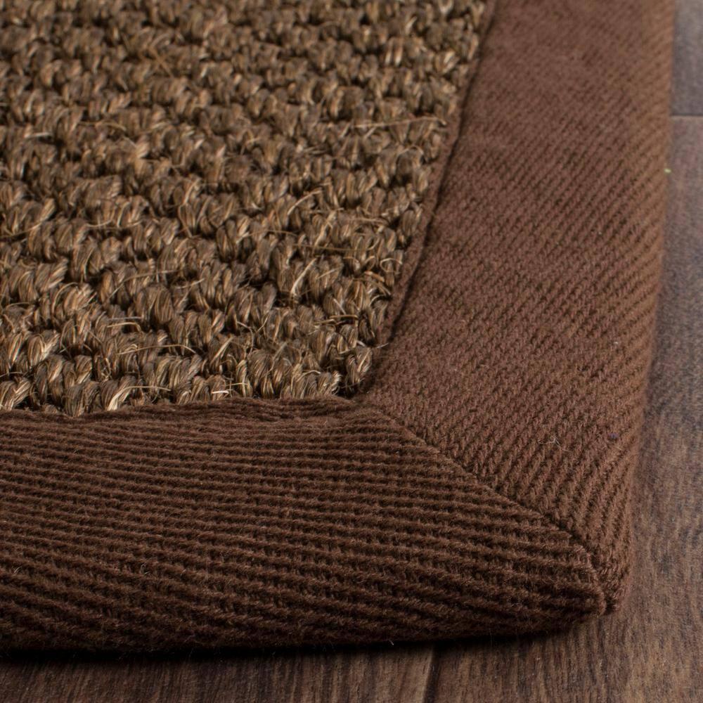 Natural Fiber NF443 Power Loomed Accent Rug - Brown/Brown - 2'x4' - Safavieh.