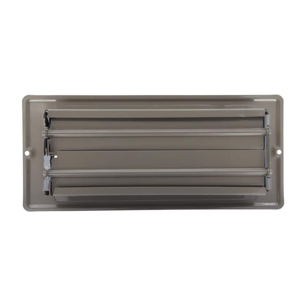 Brown Steel Floor Register for Mobile Homes and RVs