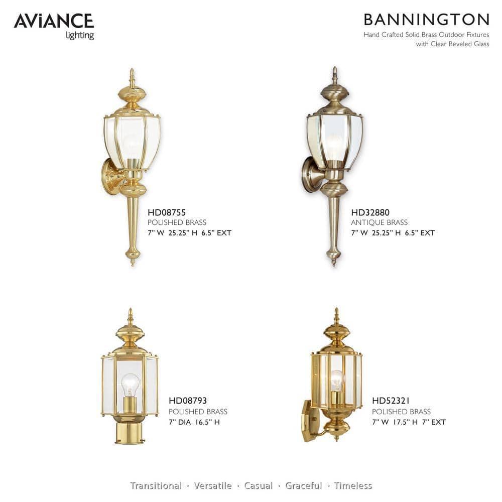 Livex Lighting 1 - Light Wall Light in  Antique Brass