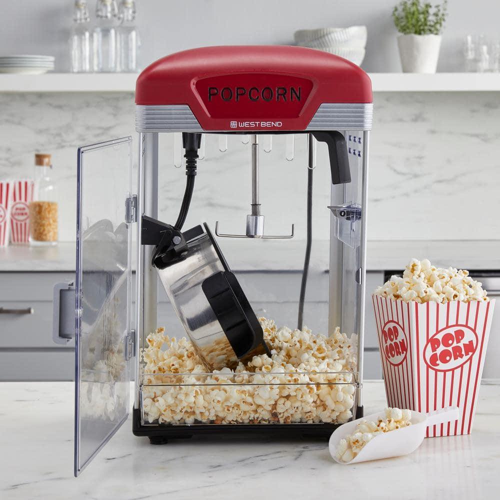 West Bend West Bend Theater Crazy 4 Qt. Popcorn Machine, In Black