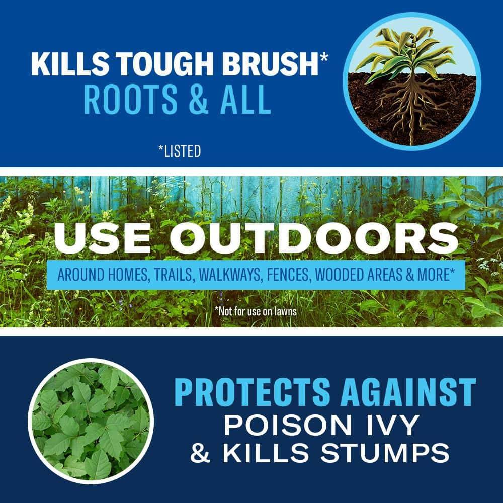 BioAdvanced Brush Killer Plus, Concentrate, 32 oz, 4,000 Sq Ft