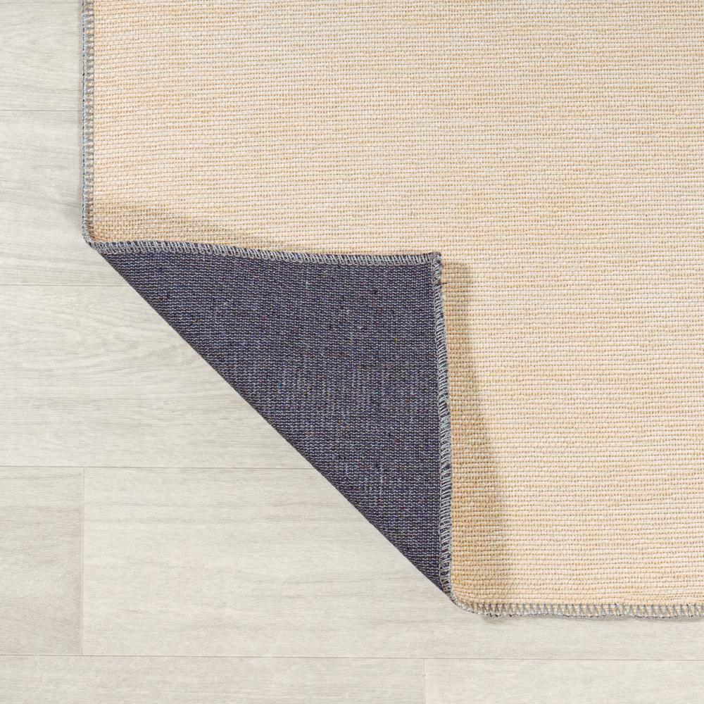 9' x 12' Cirkel Minimalist Geometric Dot Machine-Washable Area Rug, Cream/Rust - JONATHAN Y