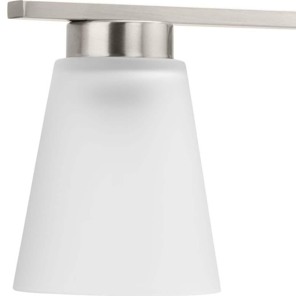 Progress Lighting Tanner 3 - Light Vanity in  Brushed Nickel