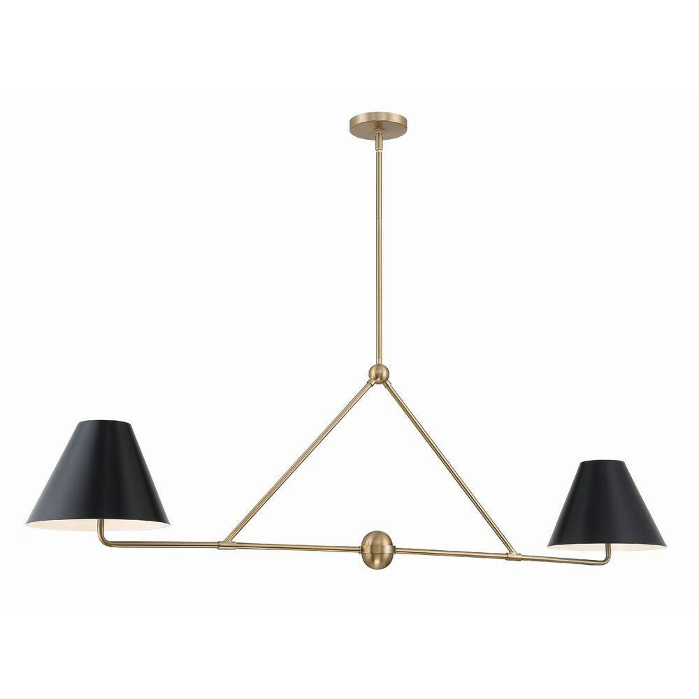 Crystorama Lighting Xavier 4 - Light Chandelier in  Vibrant Gold