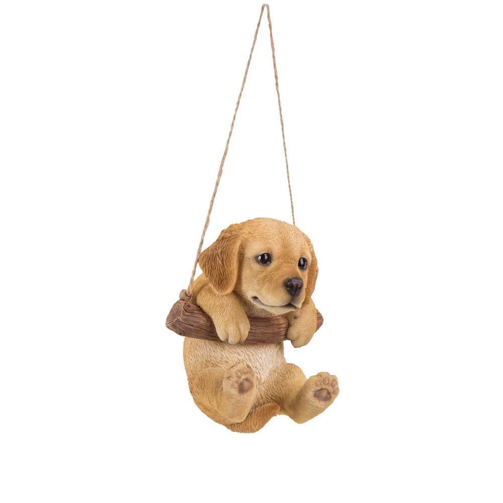 Hi-Line Gift Ltd. Hanging Golden Retriever Puppy Statue