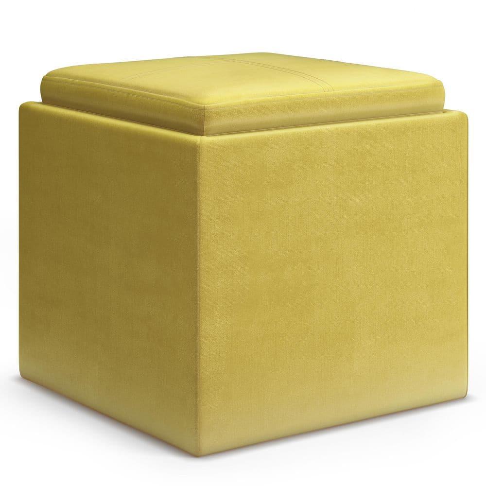 Rockwood Velvet Ottoman
