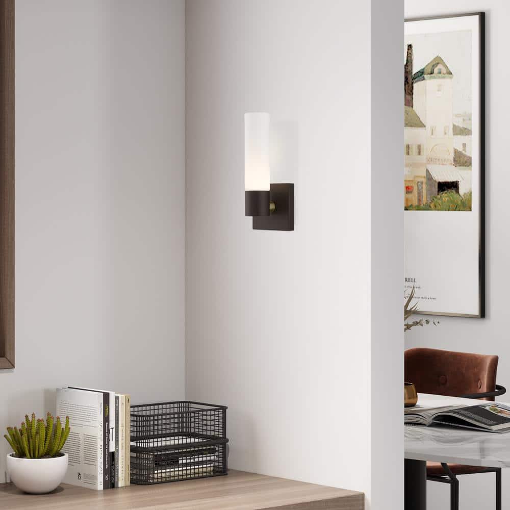 Livex Lighting Aero 1 - Light Sconce in  Bronze