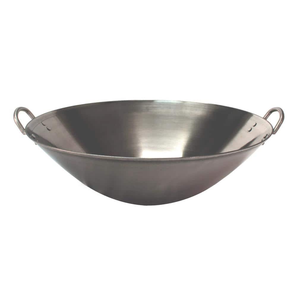 ZRQarq SL-PA450EA: 18″ Stainless Steel Wok (Induction Ready)