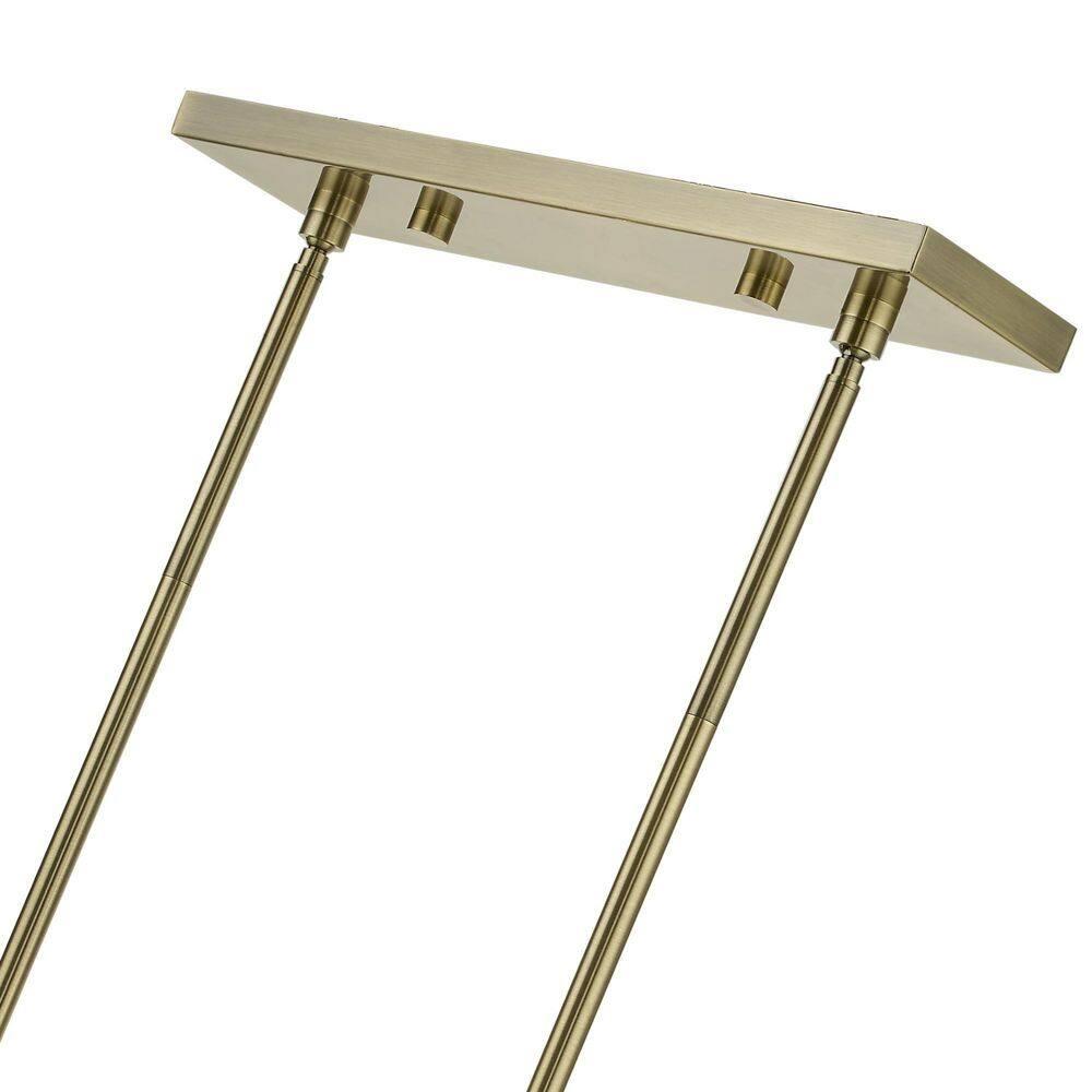 Livex Lighting Copenhagen 8 - Light Chandelier in  Antique Brass