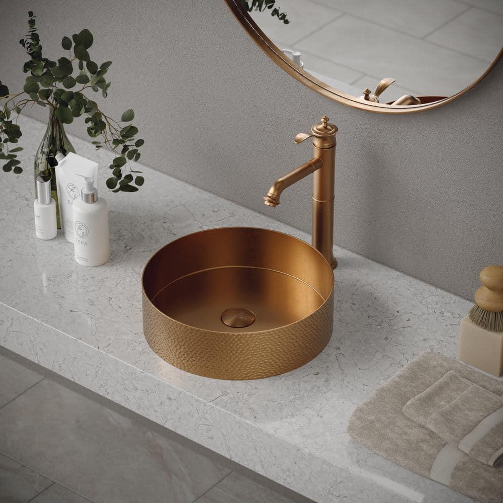 Karran Cinox 15'' Stainless Steel Circular Bathroom Sink
