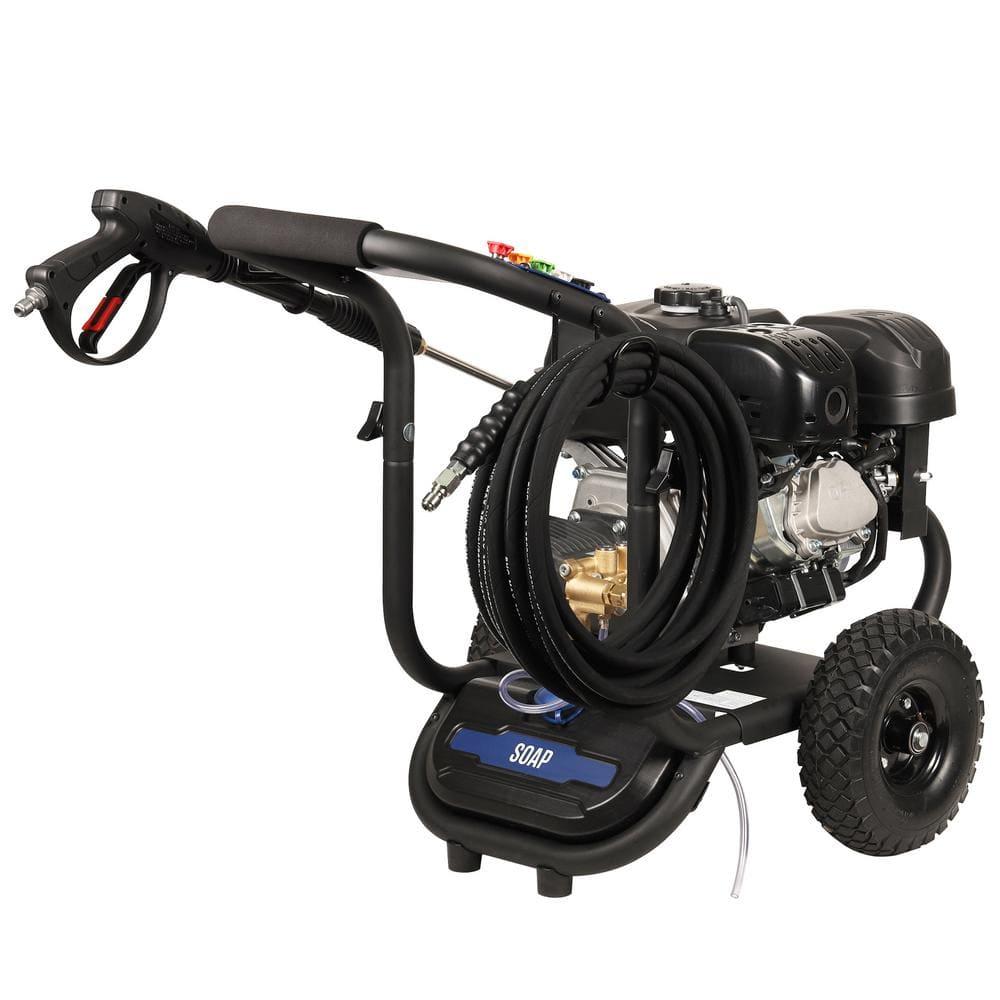 Westinghouse 3800-PSI 3.6-GPM Gas Pressure Washer, Heavy Duty, 5 Nozzles, Soap Tank