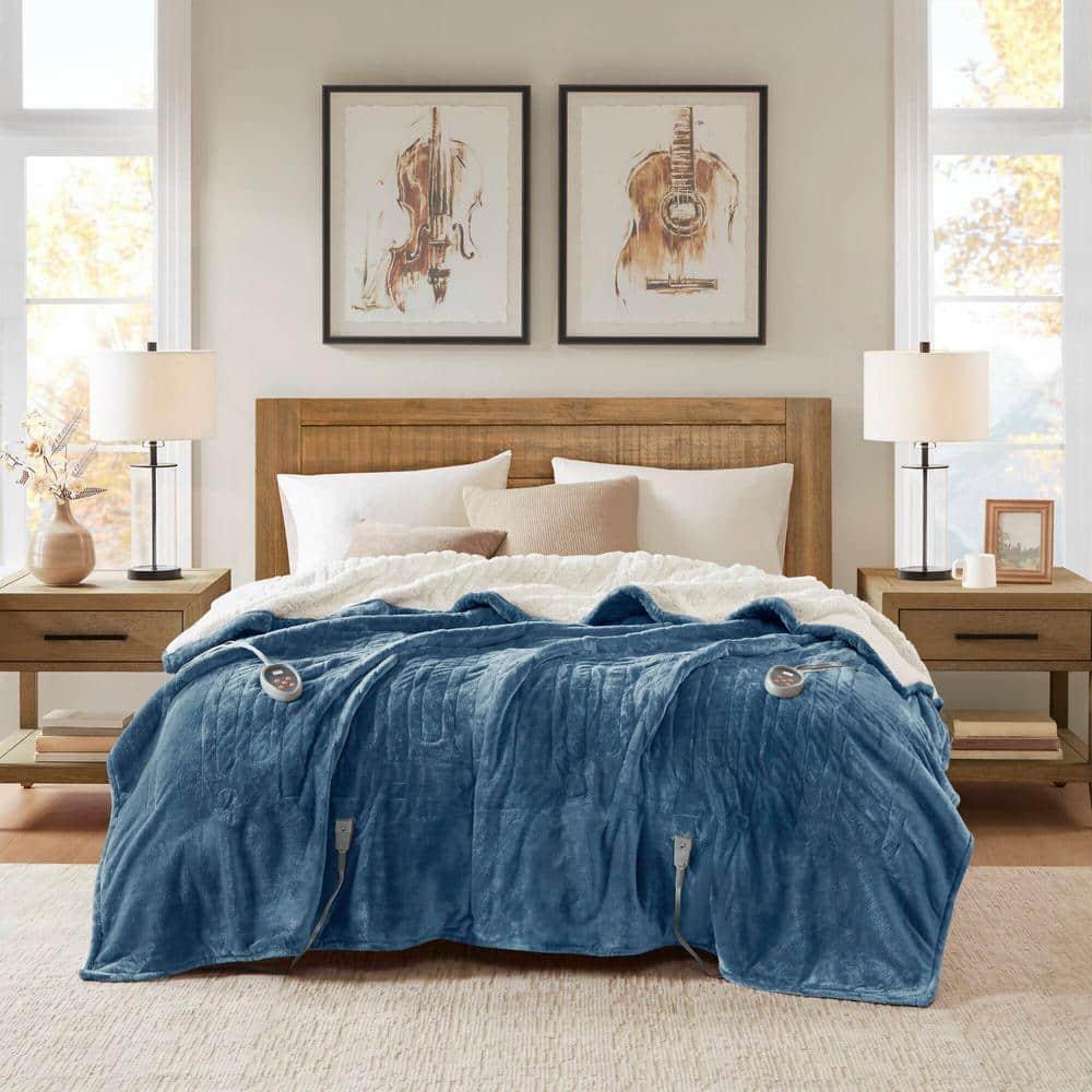 Woolrich Heated Plush to Berber Blanket