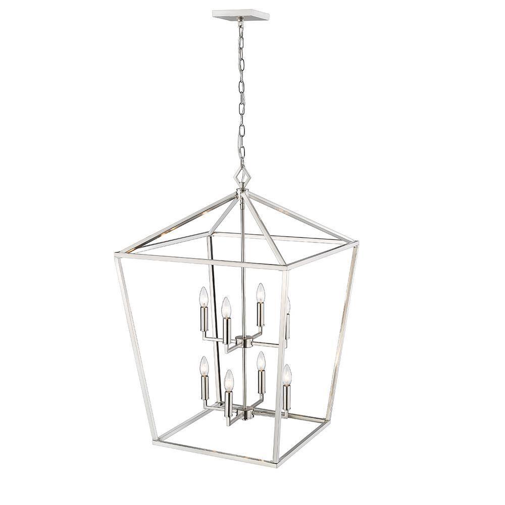Millennium Lighting 8 - Light Pendant in  Satin Nickel