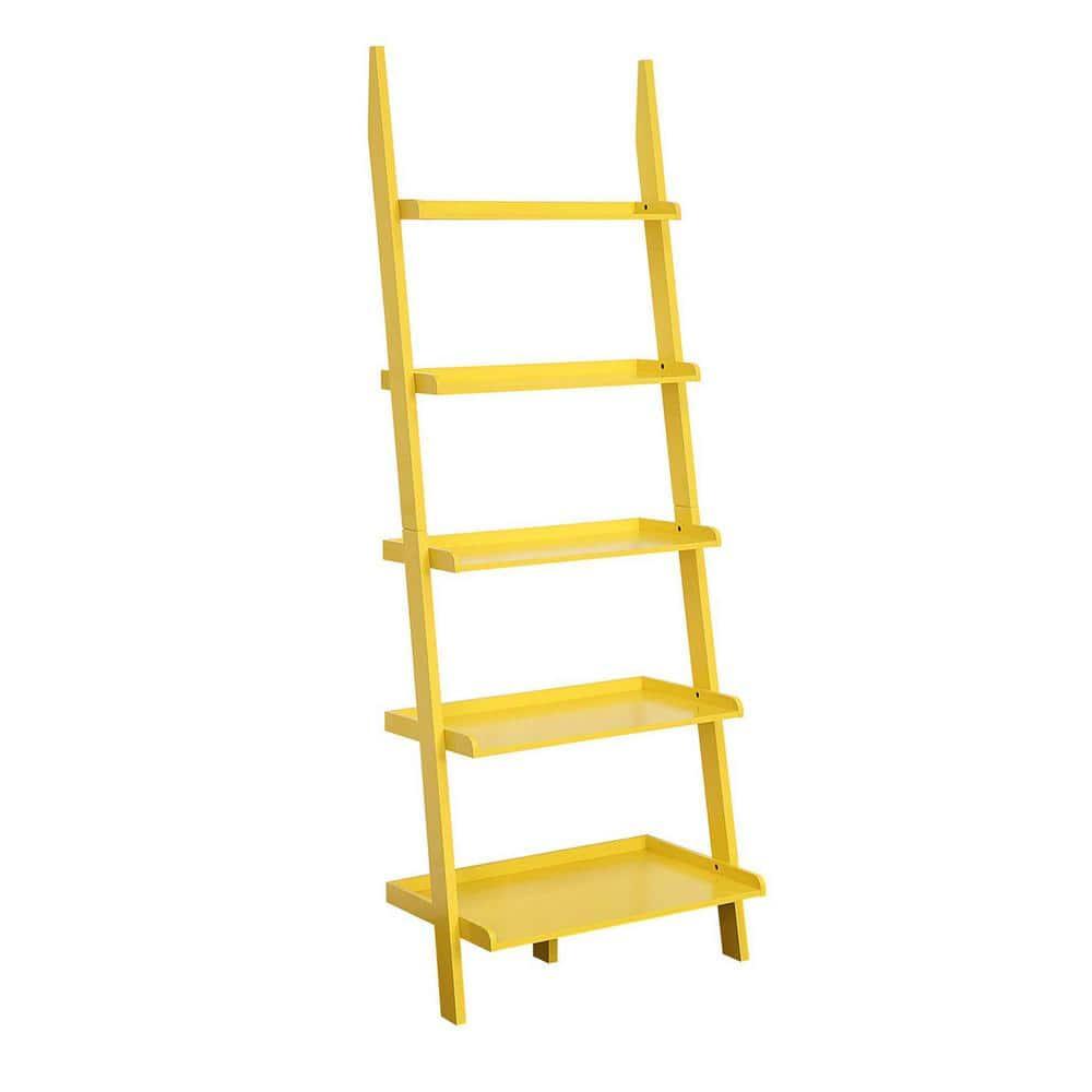 Convenience Concepts American Heritage Bookshelf Ladder-Finish:Yellow