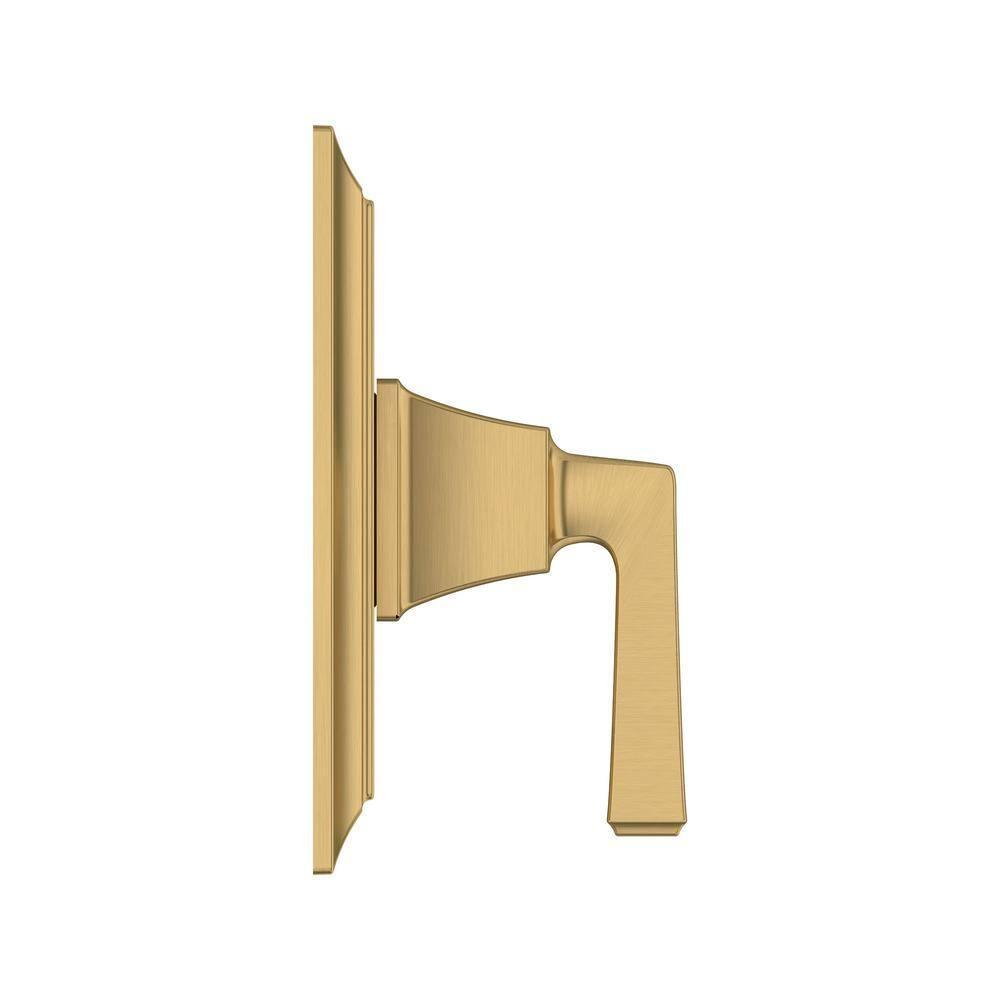 Brushed Gold Lever Shower Valve Trim Kit