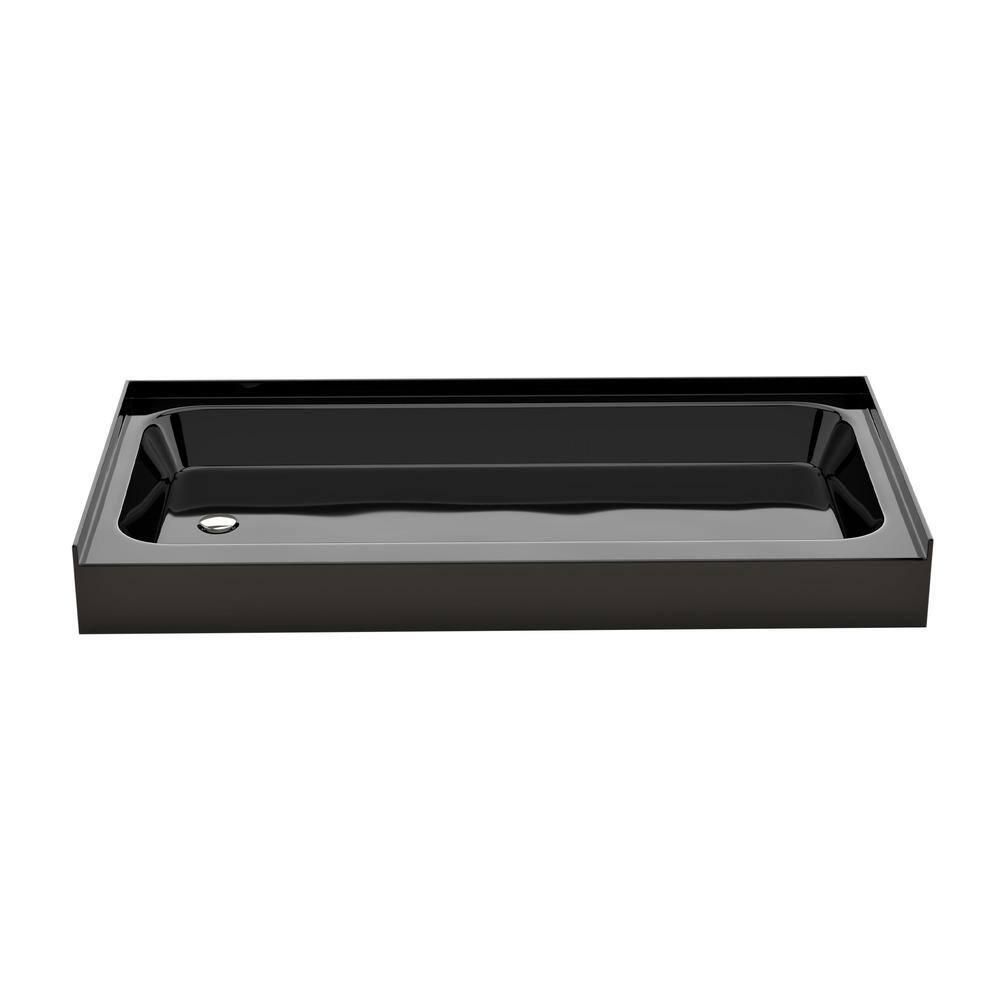 Voltaire 60 X 30 Shower Pan Base With Left Drain In Glossy