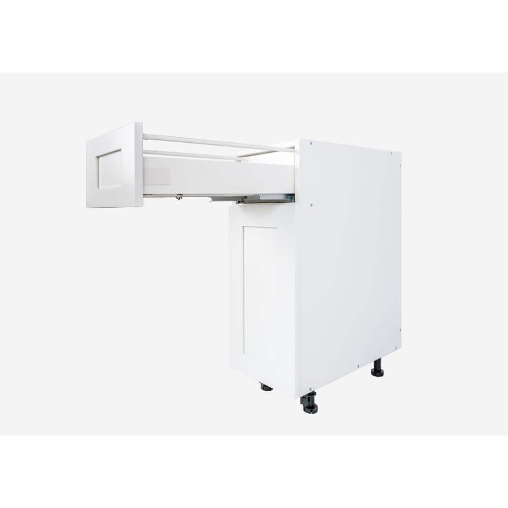 Cambridge Everest Quick Assemble Modern Style, Shaker White Base Kitchen Cabinet,1 Drawer