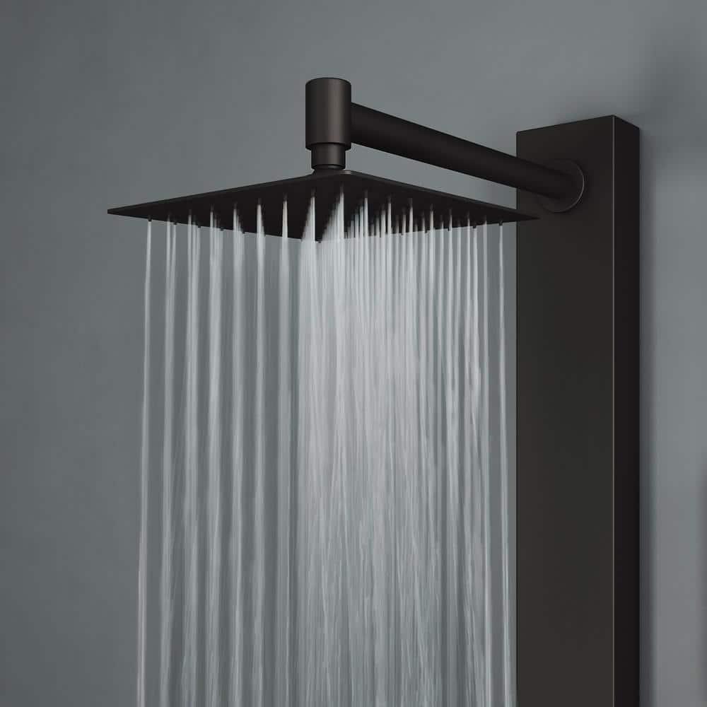 Orchid 39" H X 4" W 2-Jet Shower System with Hand Wand - Requires existing shower head connection