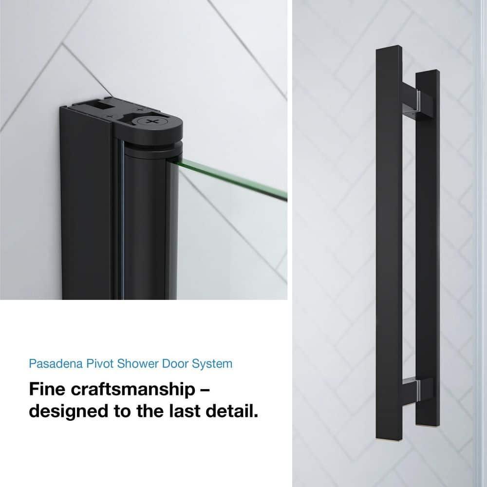OVE Decors Pasadena 39 7/16 To 41 3/8 In. W X 72 In. H Alcove Frameless Pivot Shower Door