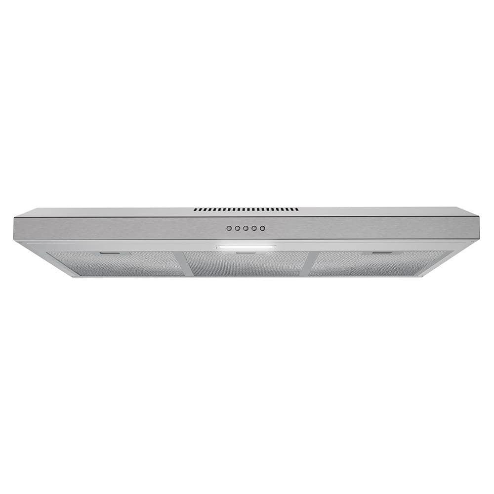 Streamline Lagundo 36" 80 Cubic Feet Per Minute Ducted Under Cabinet Range Hood with Mesh Filter and Light Included