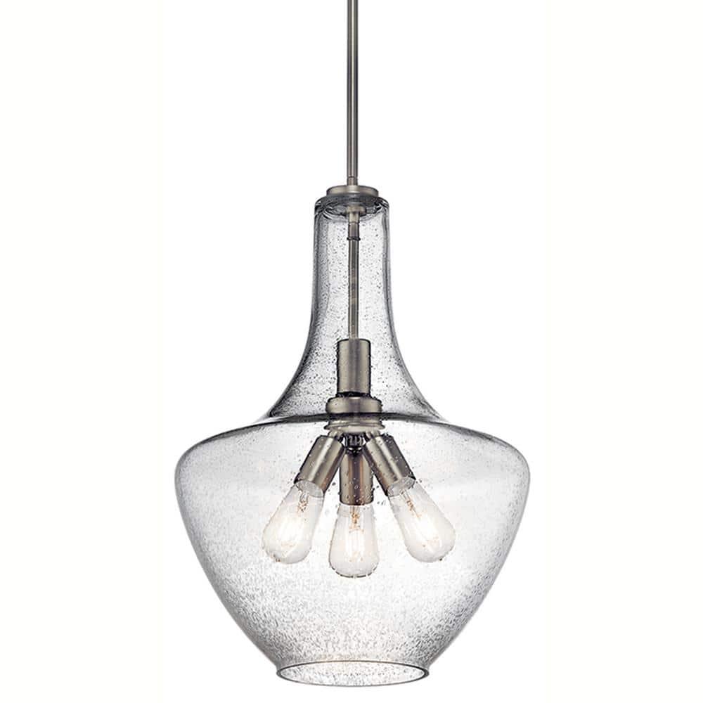 Kichler Lighting Everly 3 - Light Pendant in  Brushed Nickel