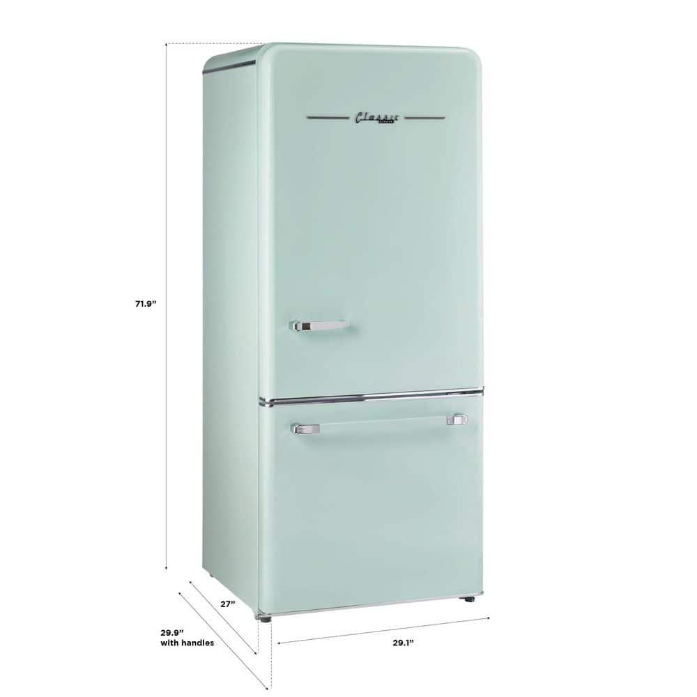 Unique Appliances Classic Retro 30" Frost-Free 17.7 cu. ft. Energy Star Certified Bottom Freezer Refrigerator UGP-510L LG AC