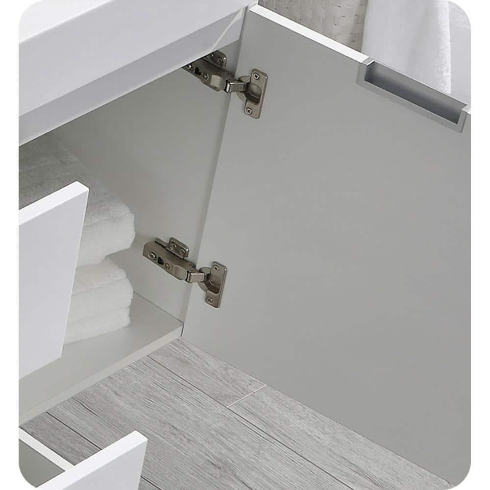 Valencia 60" Wall Mount Single Sink Bathroom Vanity with Top and Sink (Faucet Not Included)