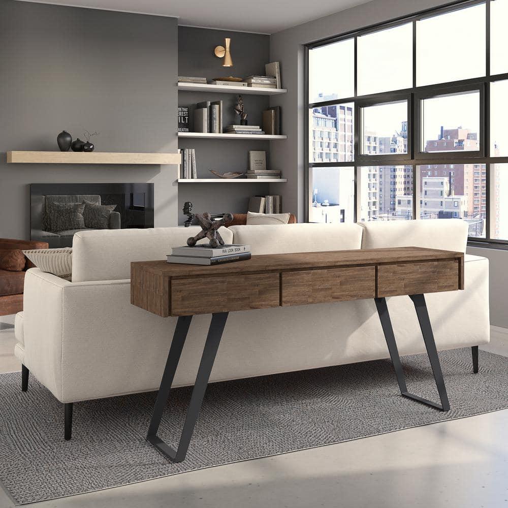 Lowry 60'' Solid Wood Top Console Table