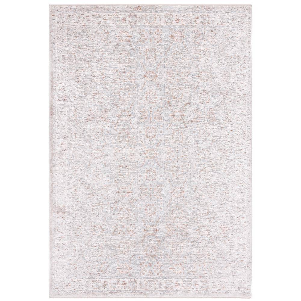 Marmara MRM302 Power Loomed Area Rug - Beige/Blue Rust - 5'x8'2" - Safavieh.