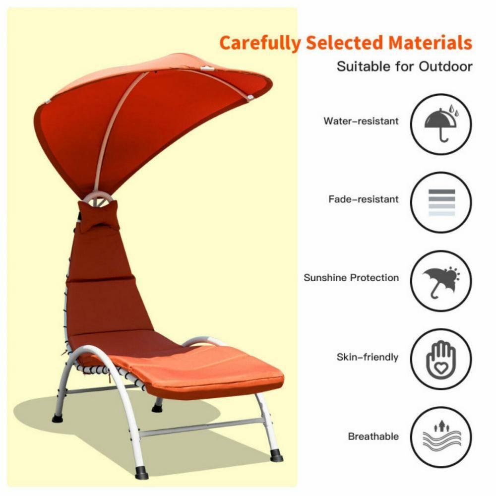 Arlmont & Co. Ganador Outdoor Metal Chaise Lounge , Cushion Included