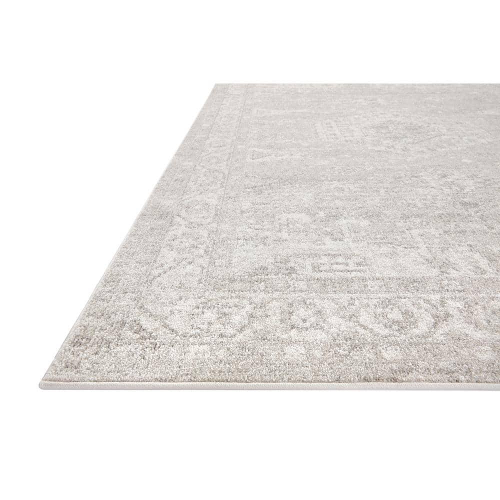 Loloi II Odette Silver / Ivory 6'-7" x 9'-6" Area Rug