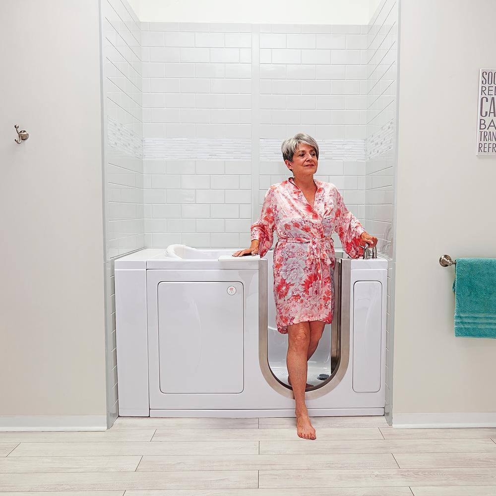 Royal 32"x52" Acrylic Hydro Massage Walk-In Bathtub, Heated Seat, Fast Fill Faucet, 2" Dual Drain