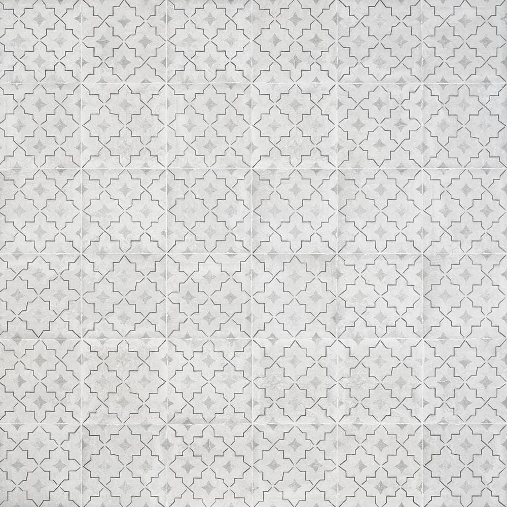 Patras Deco Como 7.87 in. x 7.87 in. Matte Porcelain Floor and Wall Tile (10.76 Sq. Ft. / Case)