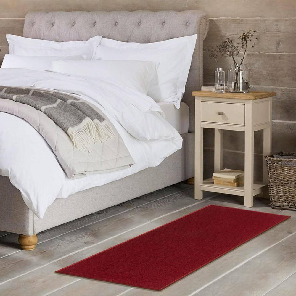 Ottomanson Ottohome Non-Slip Solid Area Rug For Living Room, Hallway Runner, Entryway Rug