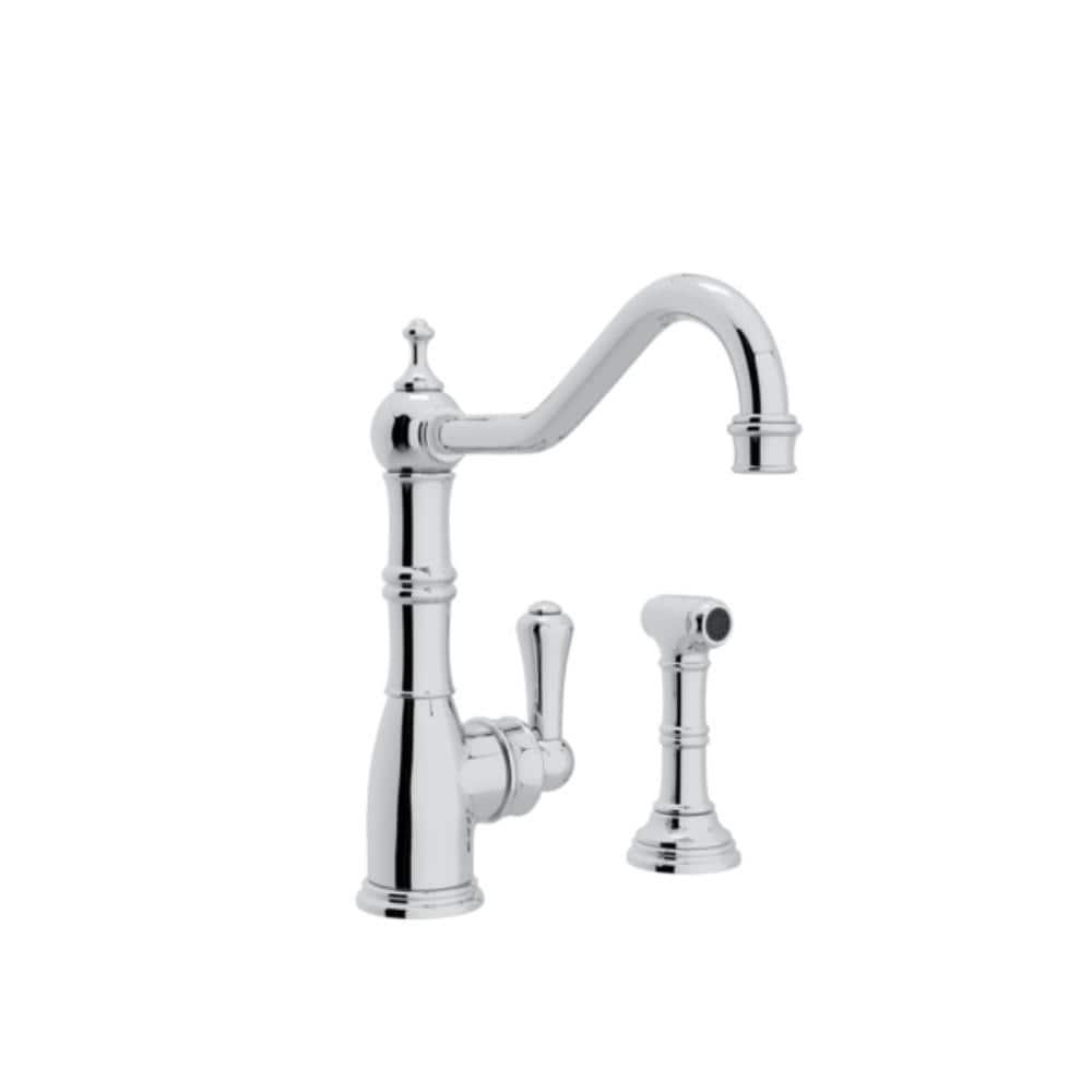 Edwardian Kitchen Faucet With Side Spray