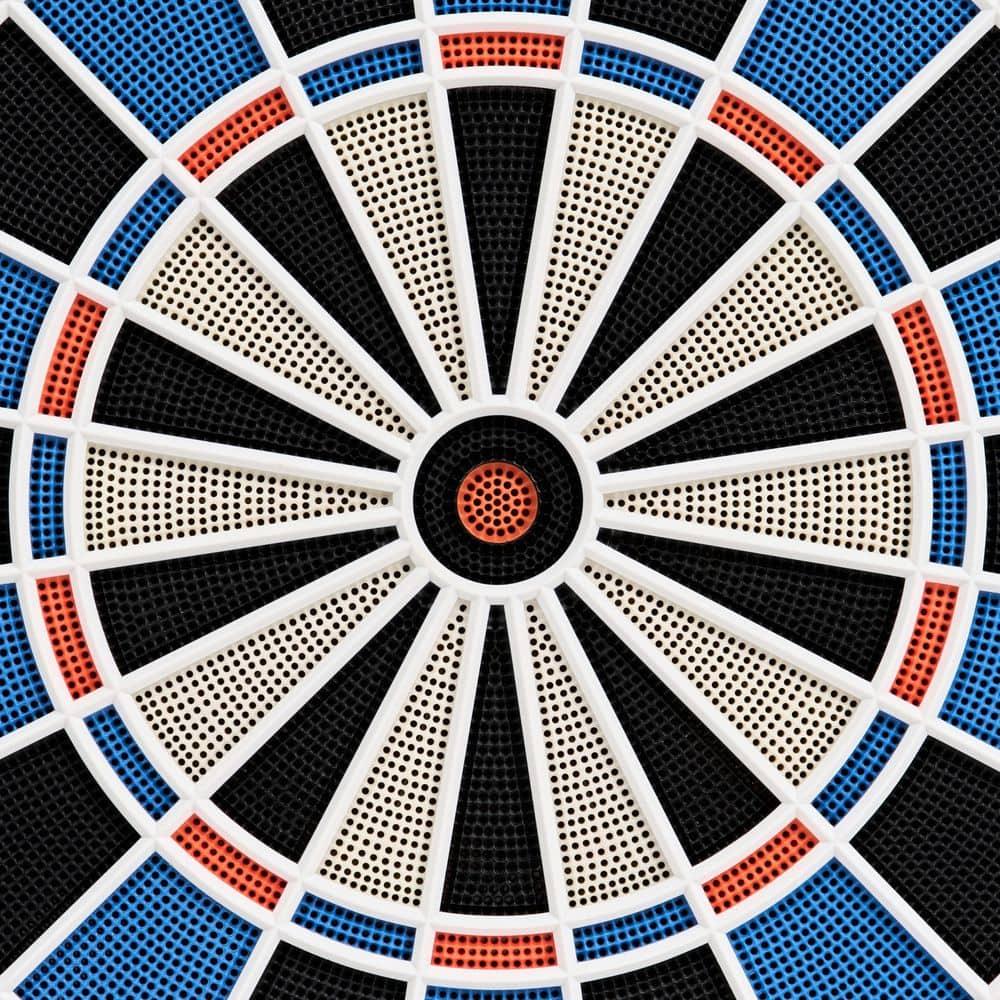 MD Sports MD Sports Elmhurst Electronic Dartboard Cabinet with Digital Scorekeeping and Soft Tip Dart Set