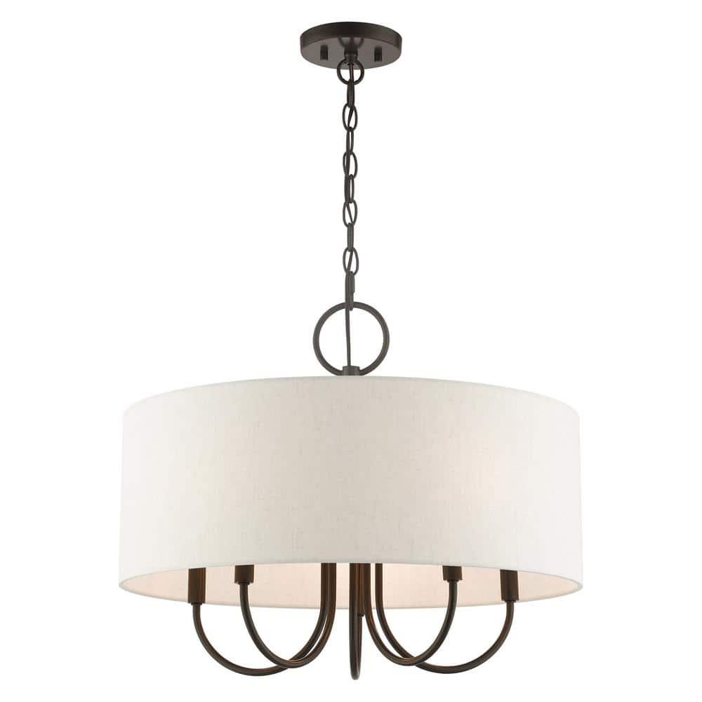 Livex Lighting Blossom 5 - Light Pendant in  English Bronze