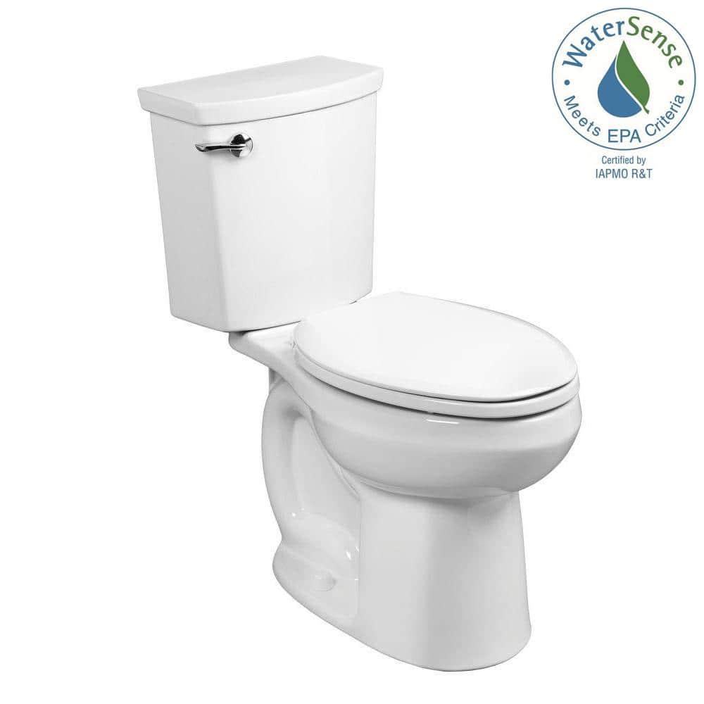 American Standard H2Option 1.1 Gallons GPF Elongated Comfort Height Floor Mounted Two-Piece Toilet (Seat Not Included)