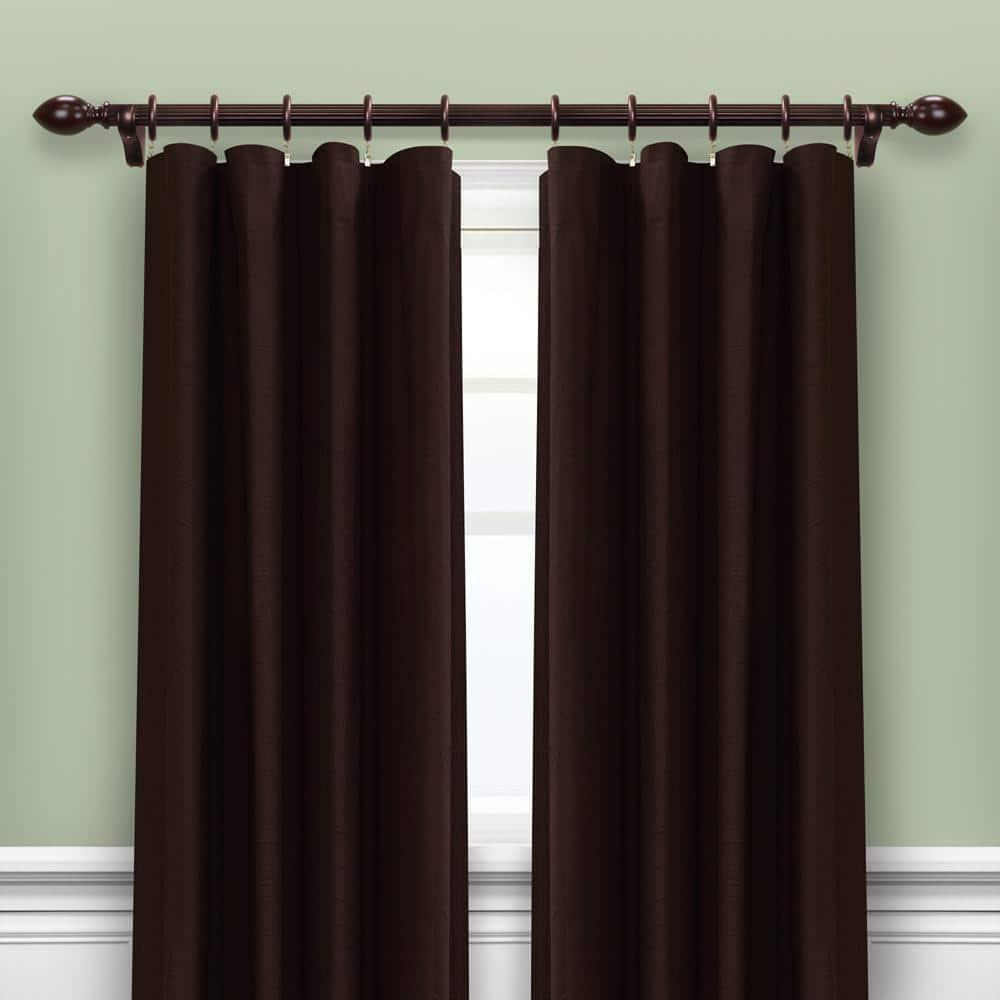 2PC 1-3/8"  Lumi Home Furnishings Mahogany