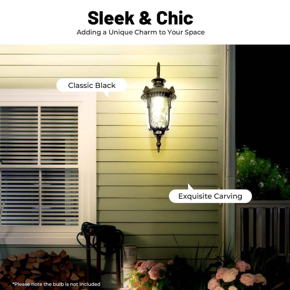 Fleur De Lis Living Stockard 1-Light Waterproof Outdoor Wall Light