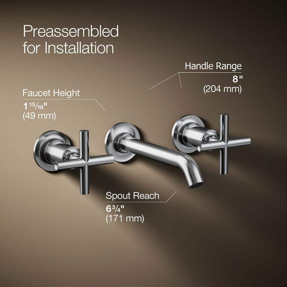 Purist® Wall-Mounted Bathroom Faucet