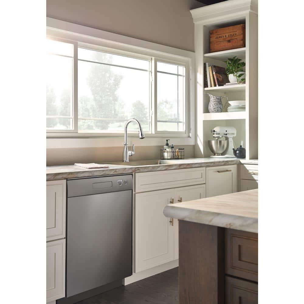 Brantford Pull Out Single Handle Kitchen Faucet with PowerBoost and Reflex