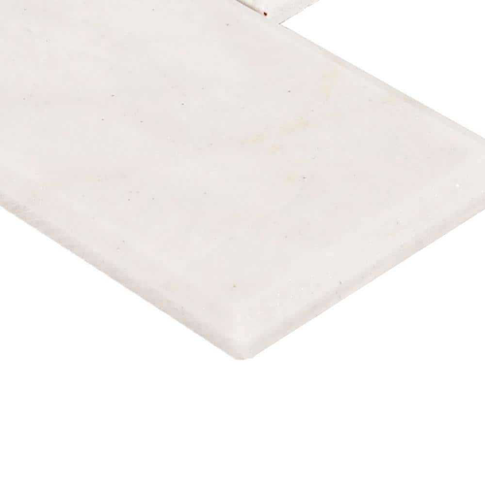 Daltile Simply Stick Mosaix 4'' W x 2'' L Natural Stone Peel and Stick Mosaic Tile