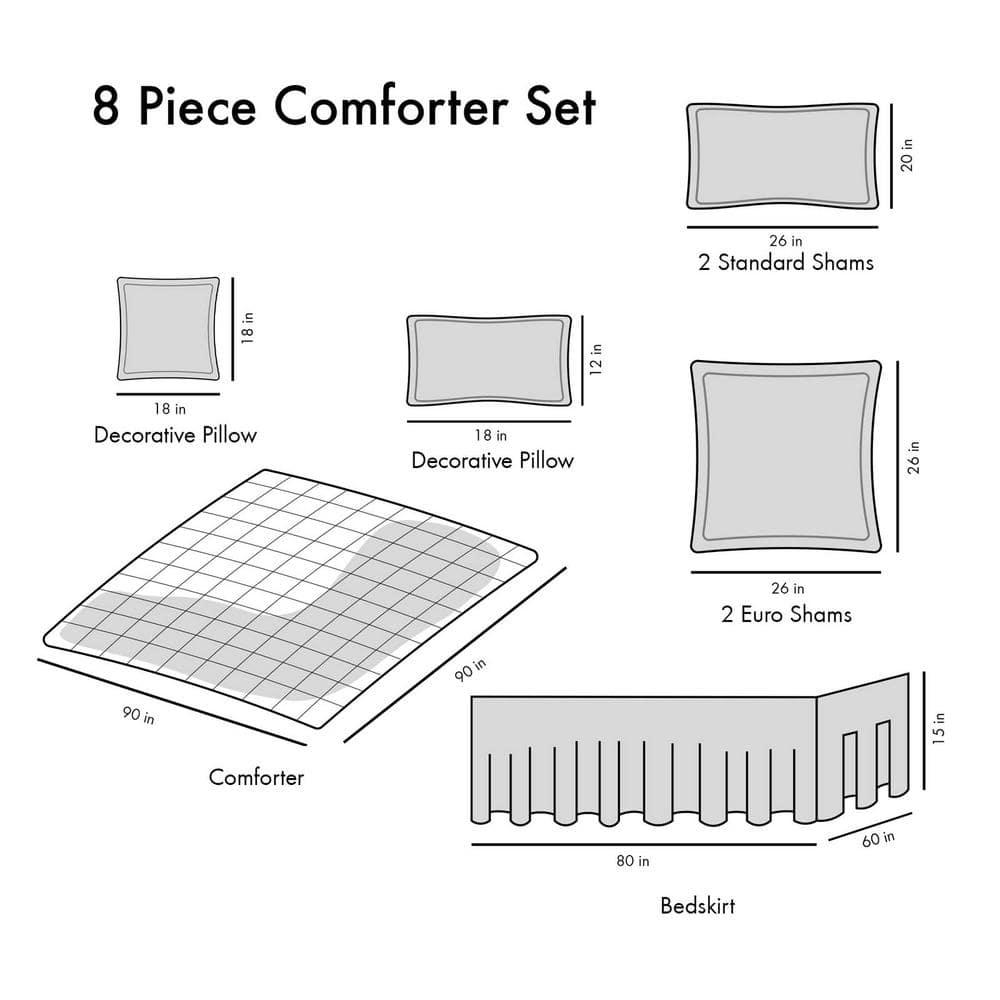 510 Design Keller 8 Piece Comforter Set