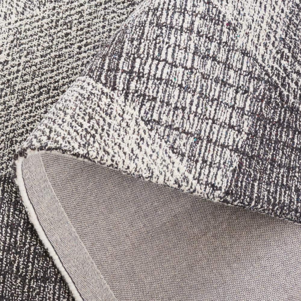 Abstract ABT360 Handmade Tufted Runner Rug - Ivory/Charcoal - 2'-3" X 8' - Safavieh